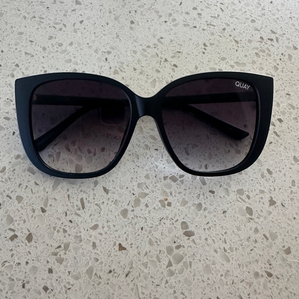 Quay Australia Oversized Black Sunglasses